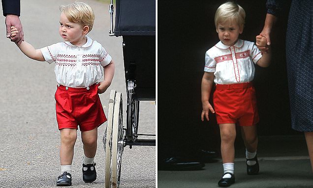 Pangeran George Berpakaian Mirip Ayahnya 30 Tahun Lalu